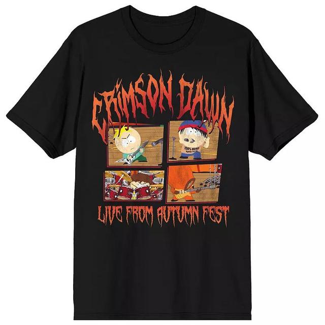 Mens South Park Crimson Dawn Band Live Graphic Tee Product Image