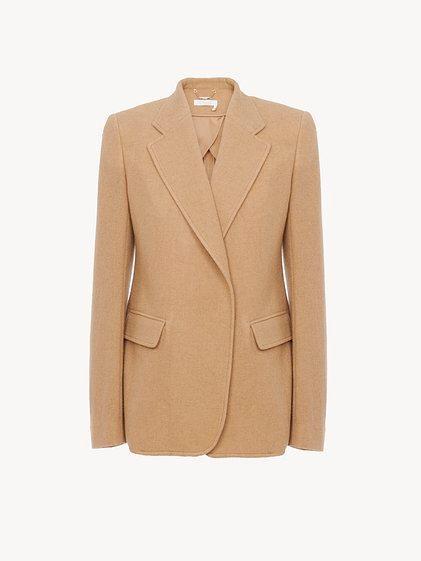 Buttonless tailored jacket Product Image