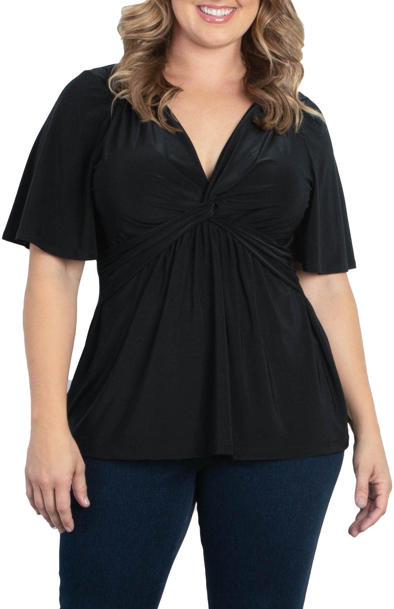 Abby Twist Front Top - Plus product image