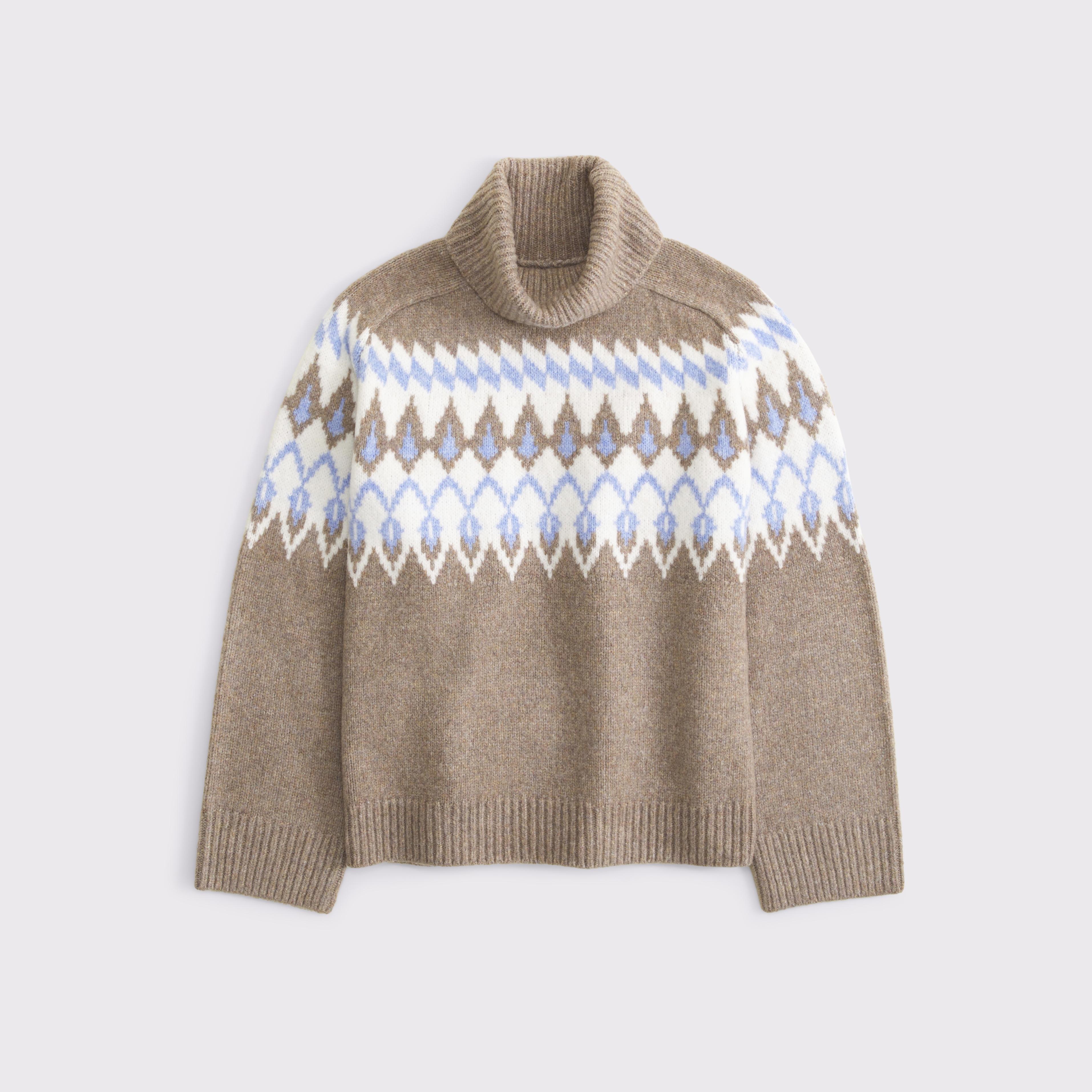 Fairisle Turtleneck Sweater Product Image