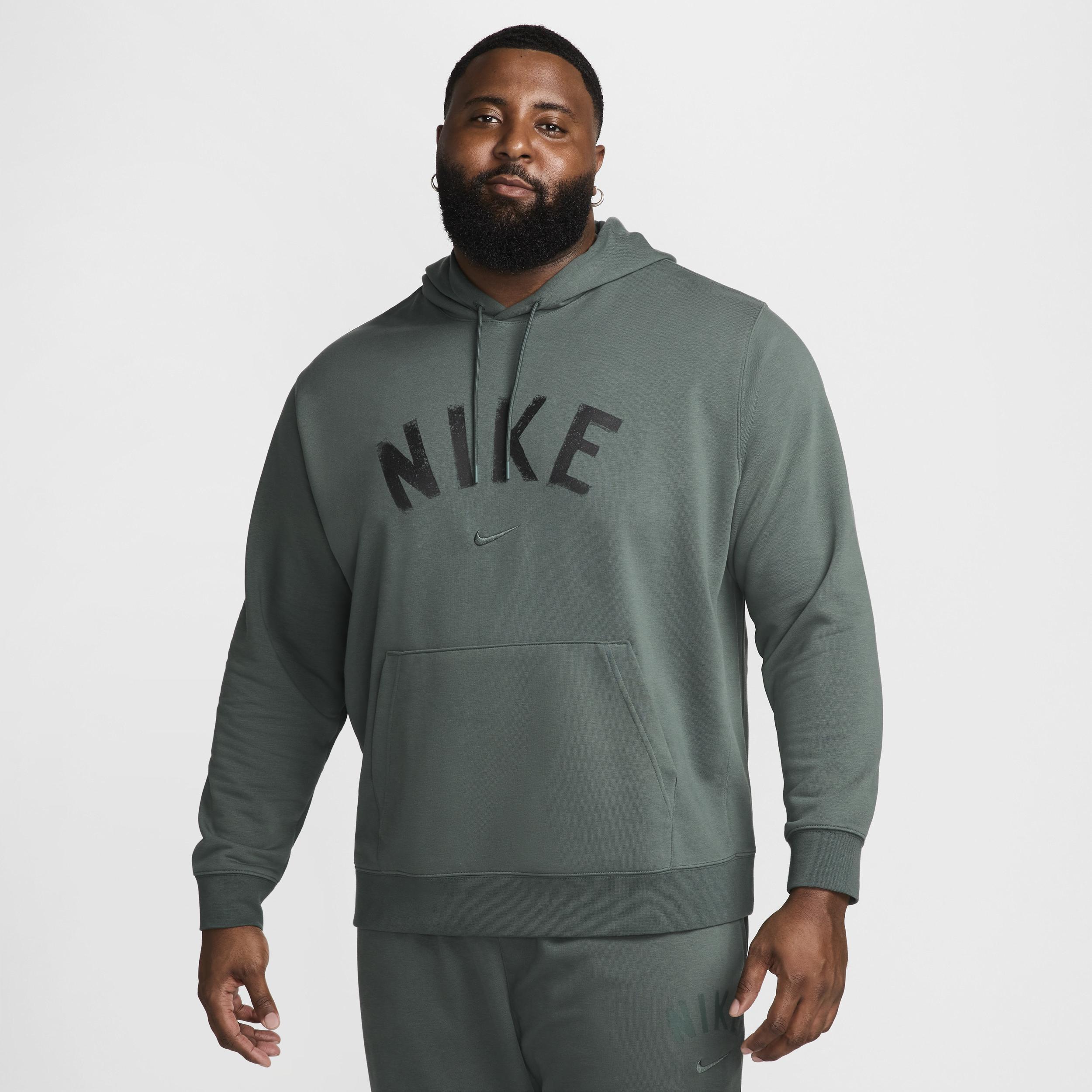 Nike Swoosh Men's Dri-FIT French Terry Pullover Fitness Hoodie Product Image