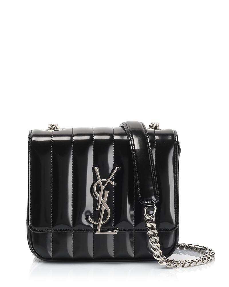 Womens Vicky Small Crossbody Bag In Quilted Patent Leather Product Image