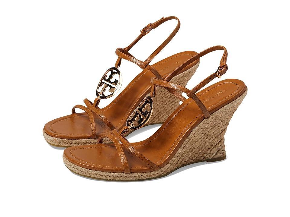 Tory Burch Capri Miller Espadrille Wedge 85 mm (Caramel Corn/Wheat) Women's Shoes Product Image