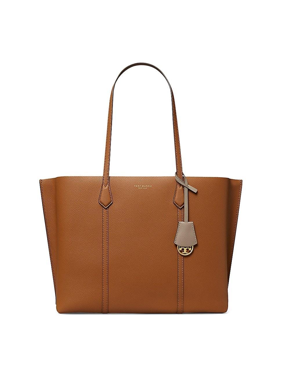 Womens Perry Leather Tote Product Image