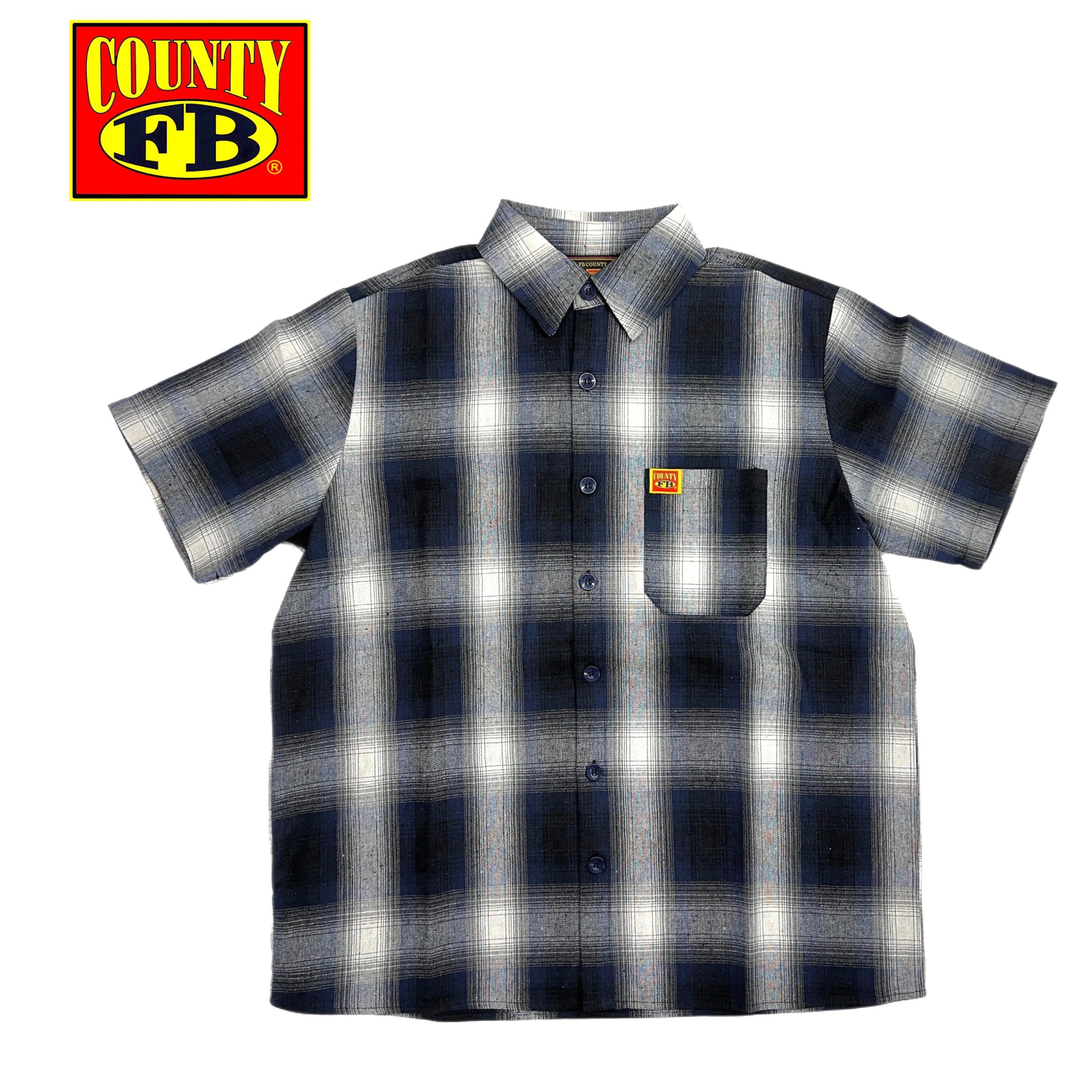 FB County Short Sleeve Checker Flannel Shirt Male Product Image