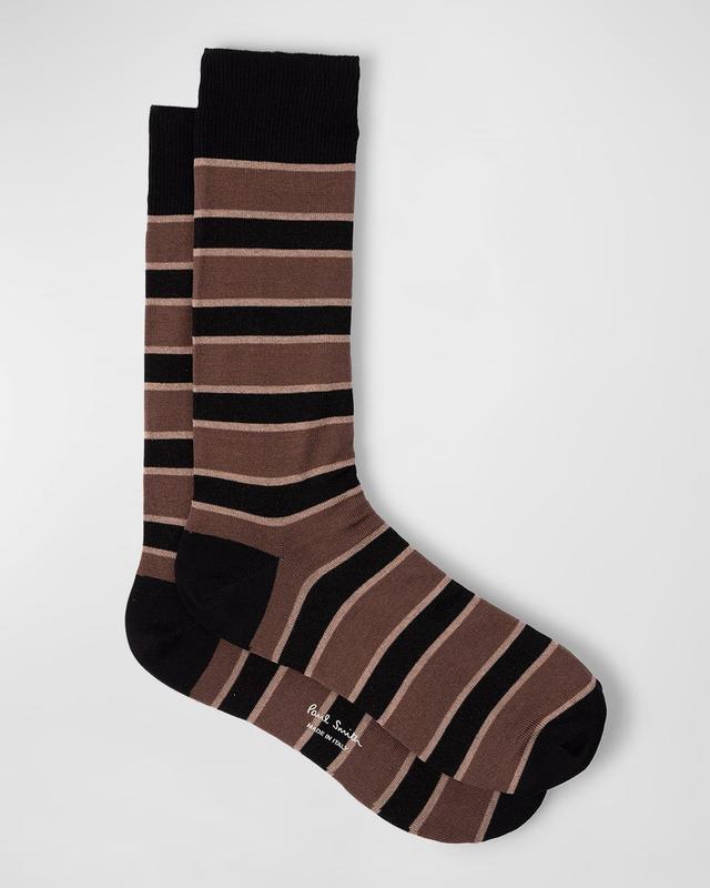 Mens Eric Stripe Crew Socks Product Image