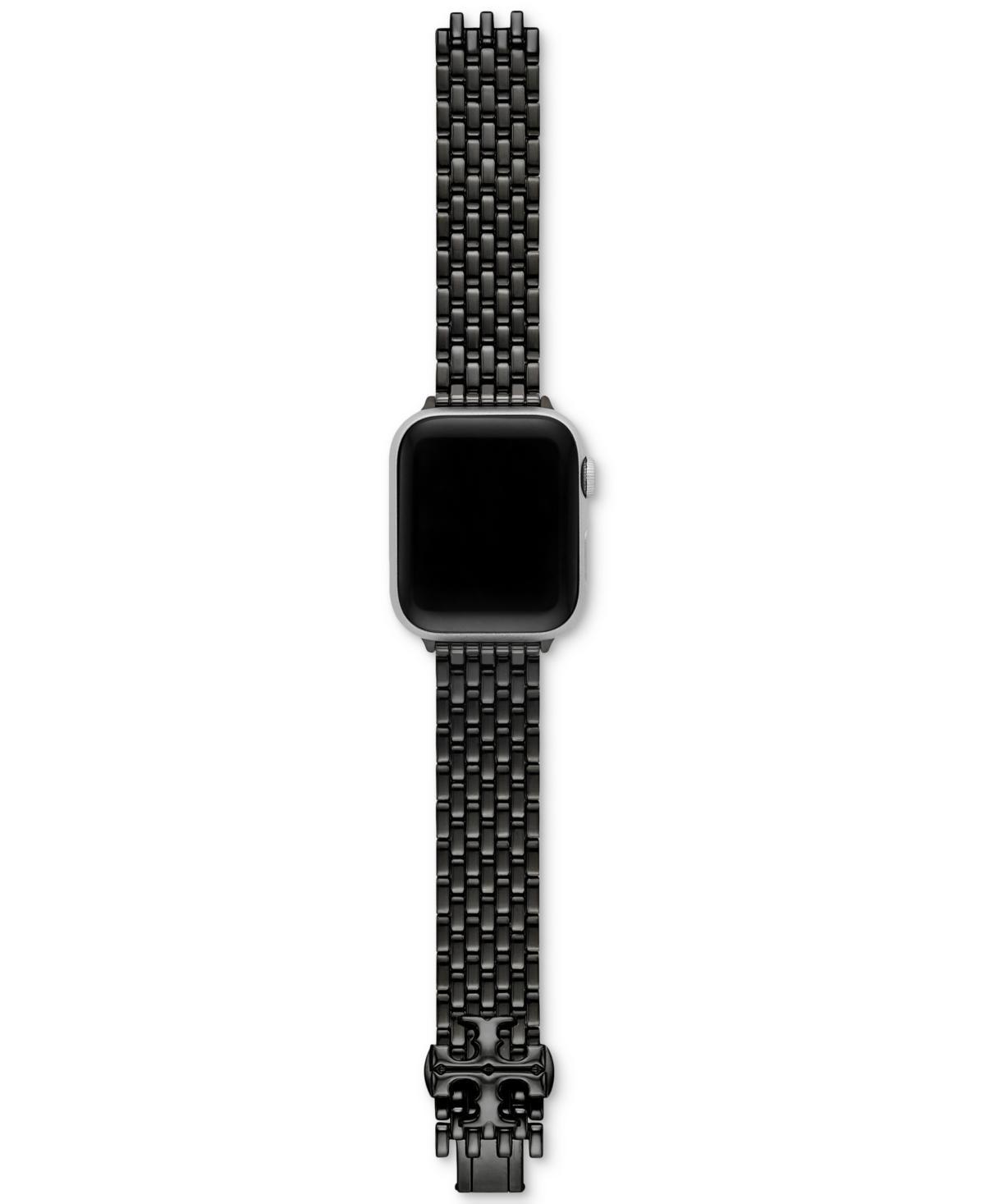 Tory Burch Womens The Eleanor Black-Tone Stainless Steel Bracelet For Apple Watch 38-45mm Product Image