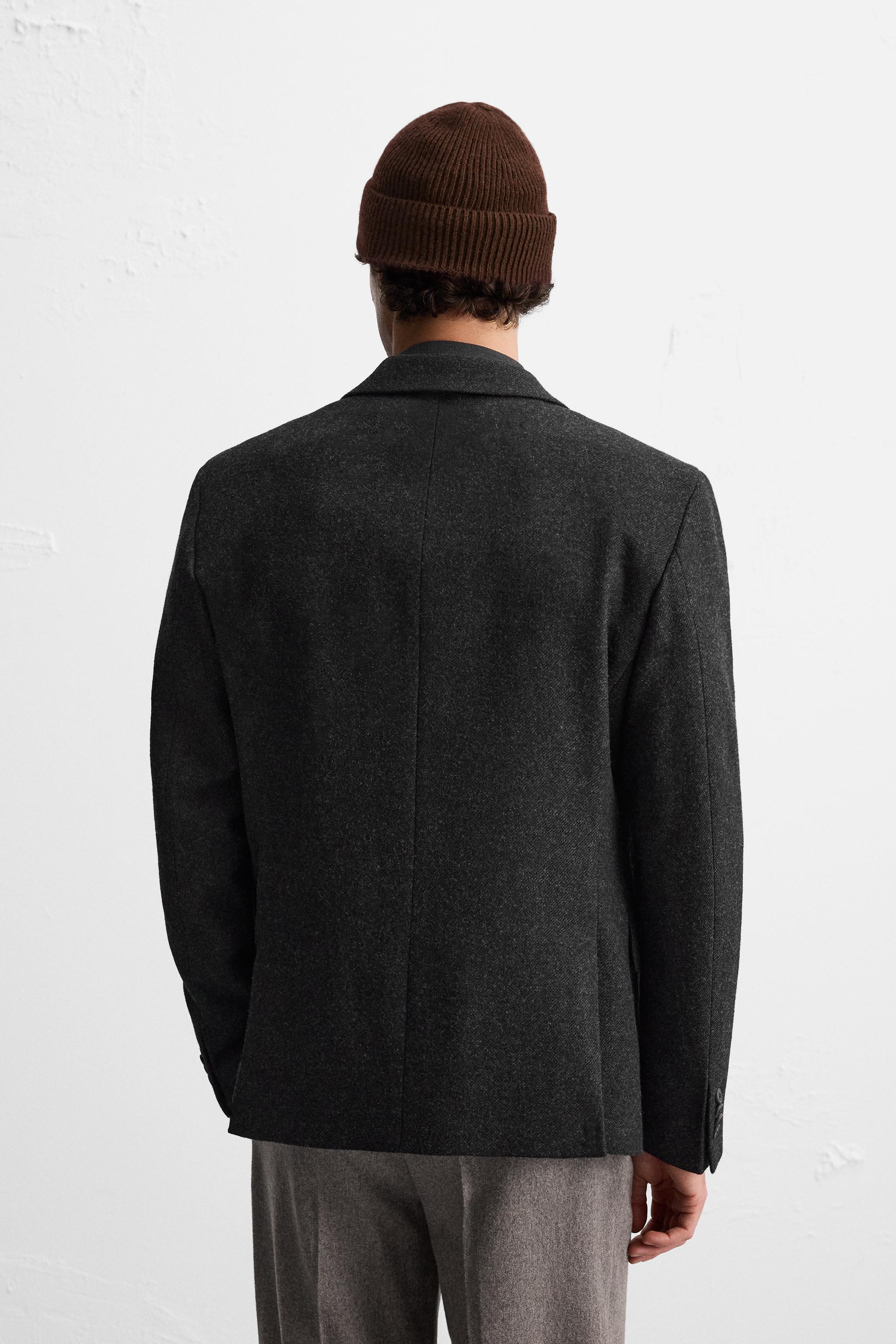 DOUBLE-BREASTED WOOL BLAZER Product Image