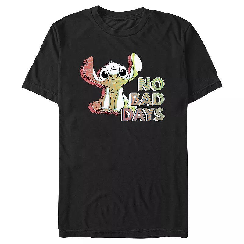 Disneys Lilo & Stitch No Bad Days Stitch Mens Graphic Tee Product Image