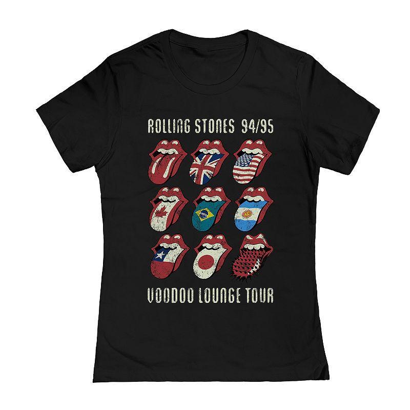 Juniors Rolling Stones Tongue USA Graphic Tee, Girls Product Image