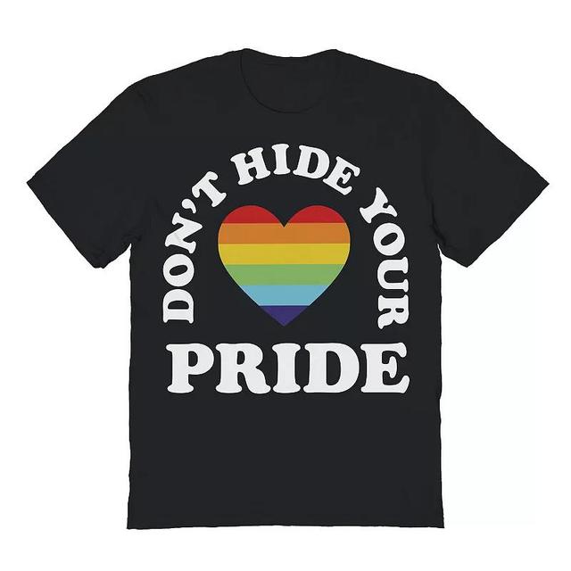 Mens COLAB89 by Threadless Dont Hide Your Pride Pride Graphic Tee Product Image