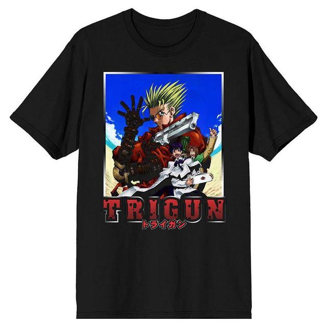 Mens Trigun Characters Over Beach Tee Product Image