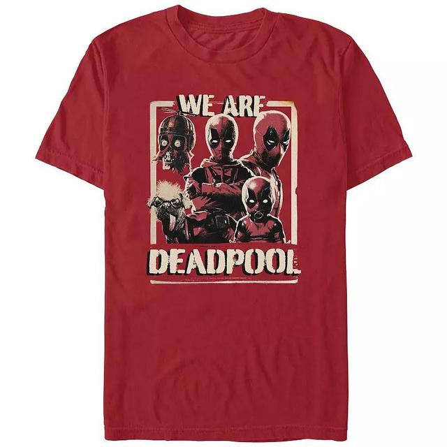 Mens Marvel Deadpool And Wolverine We Are Deadpool Graphic Tee Red Product Image