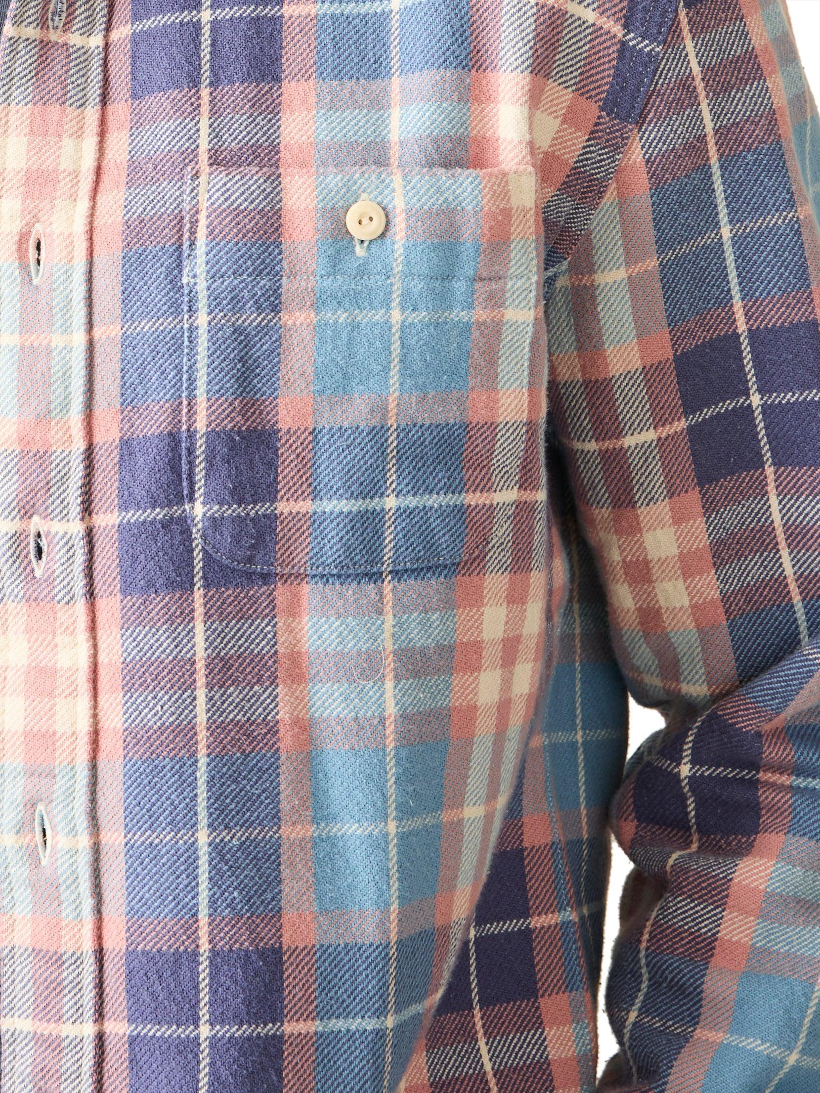 Surf Flannel - Bristol Blue Plaid Male Product Image