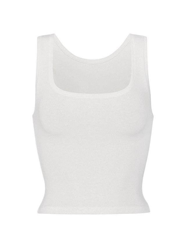 Womens Cotton Rib Tank Product Image