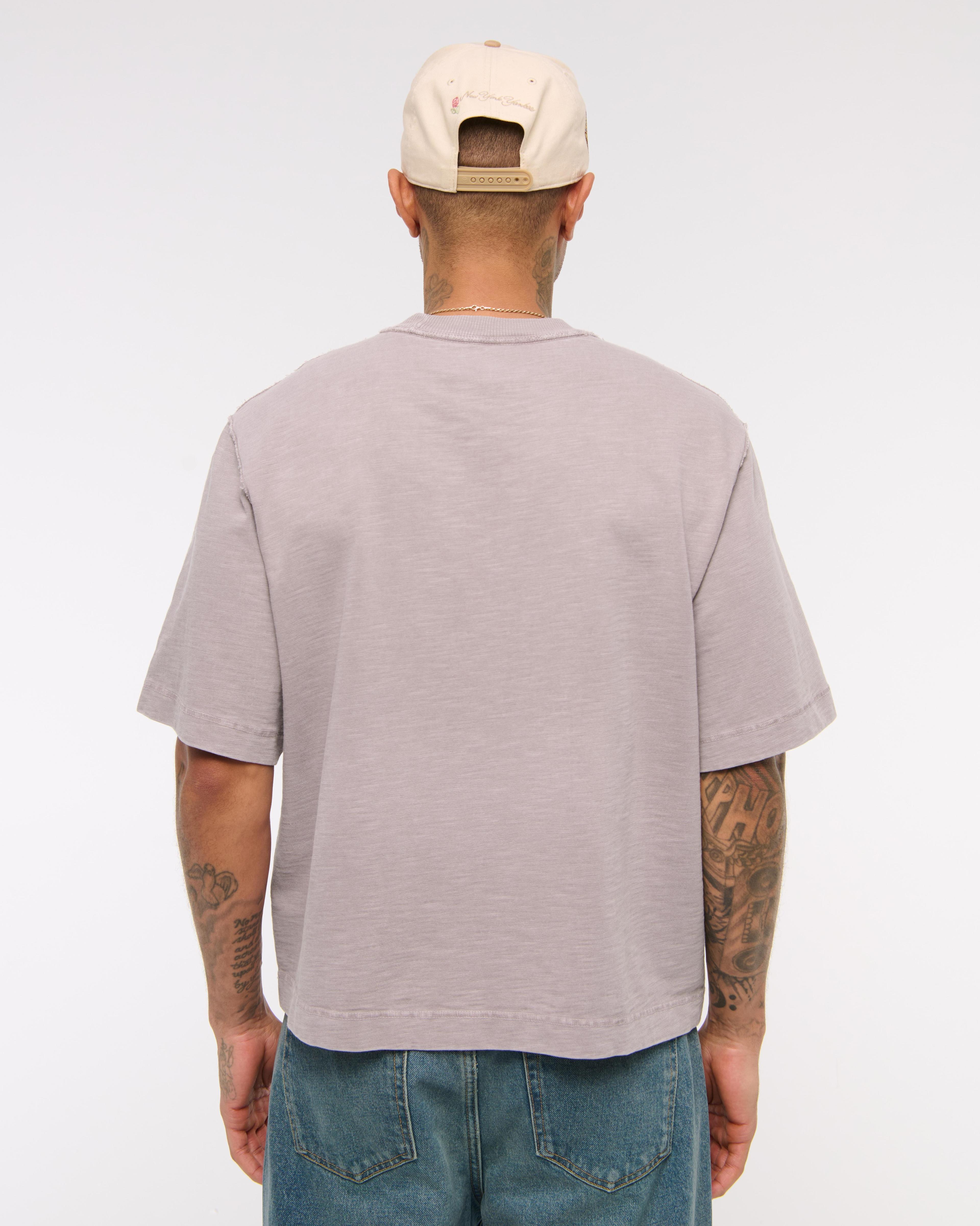 Premium Heavyweight Slub Cropped Tee Product Image