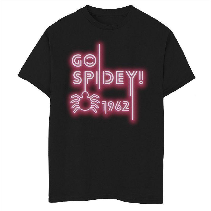 Boys 8-20 Marvel Spider-Man Go Spidey 1962 Neon Logo Graphic Tee, Boys product image