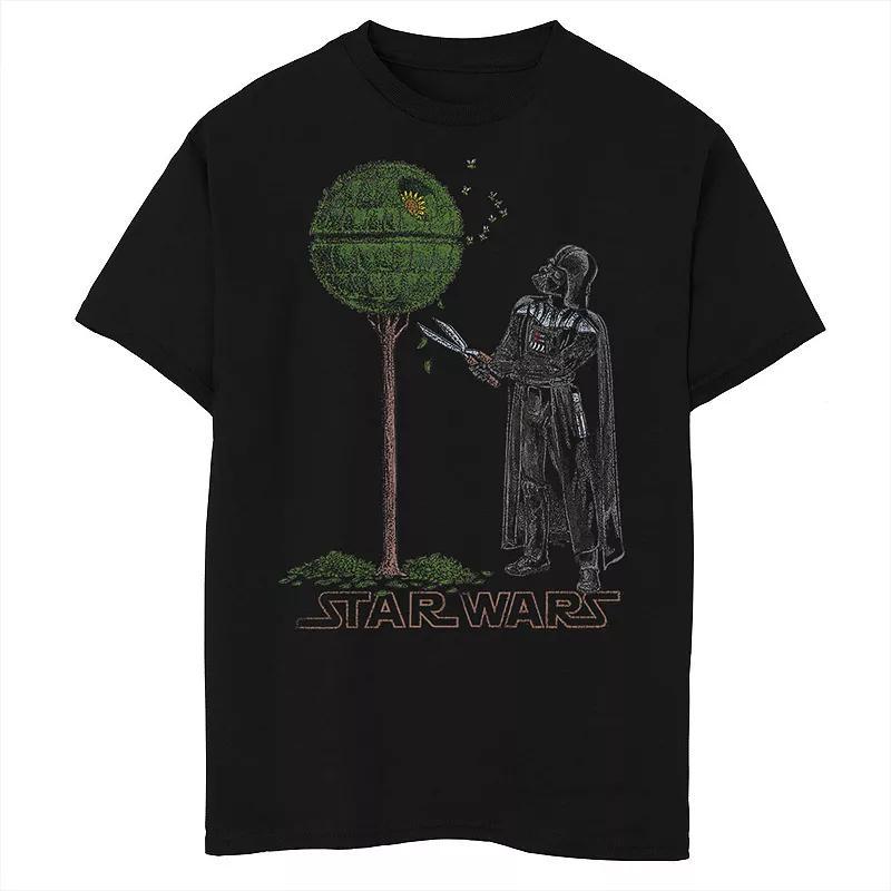 Boys 8-20 Star Wars Darth Vader Death Star Topiary Tee, Boys Product Image