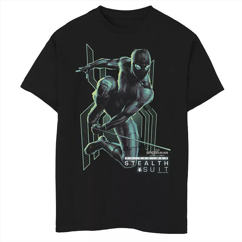 Boys 8-20 Marvel Spider-Man Far From Home Stealth Suit Swing Poster Graphic Tee, Boys Product Image