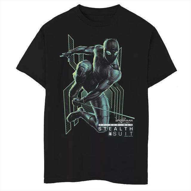 Boys 8-20 Marvel Spider-Man Far From Home Stealth Suit Swing Poster Graphic Tee, Boys Product Image