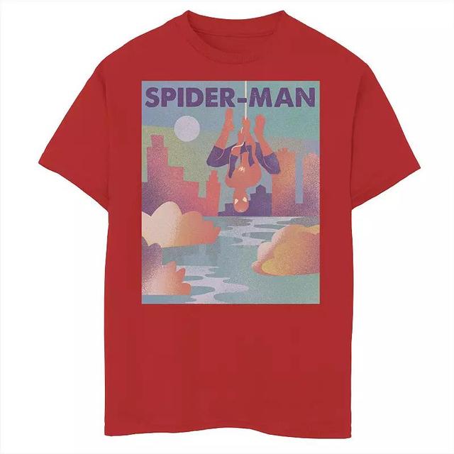 Boys 8-20 Marvel Spider-Man City Skyline Poster Graphic Tee, Boys Product Image