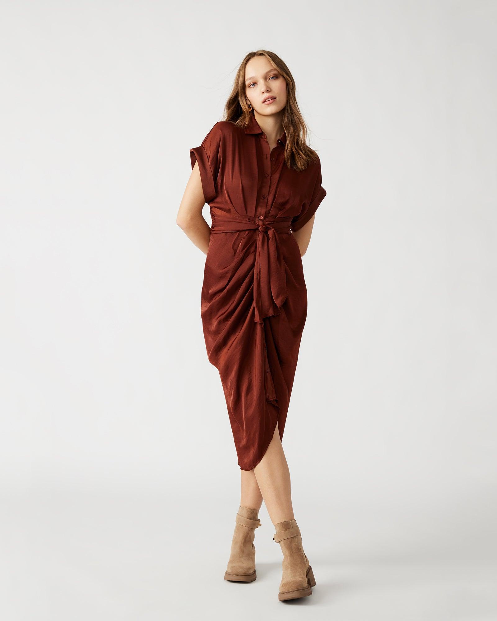 TORI DRESS BROWN Female Product Image