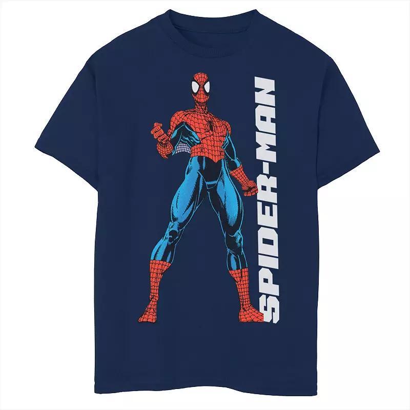 Boys 8-20 Marvel Spider-Man Portrait Graphic Tee, Boys Blue Product Image