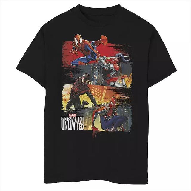 Boys 8-20 Marvel Spider-Man Unlimited Painted Cast Graphic Tee, Boys Product Image