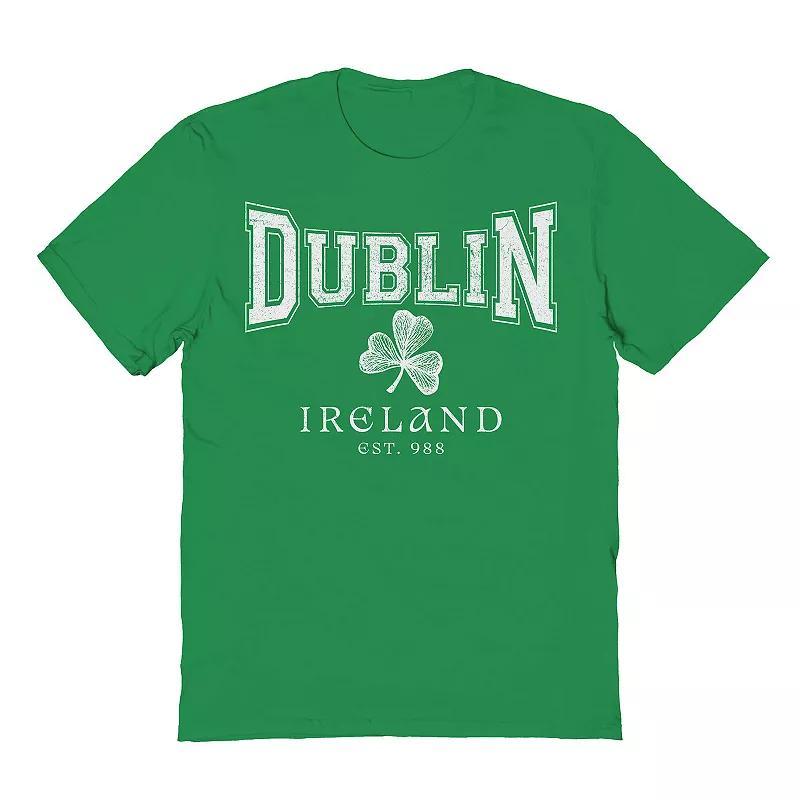 Mens St Patricks Day Destination Dublin Graphic Tee Product Image