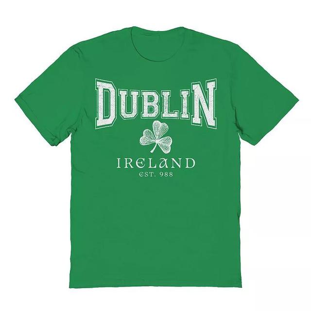 Mens St Patricks Day Destination Dublin Graphic Tee Product Image