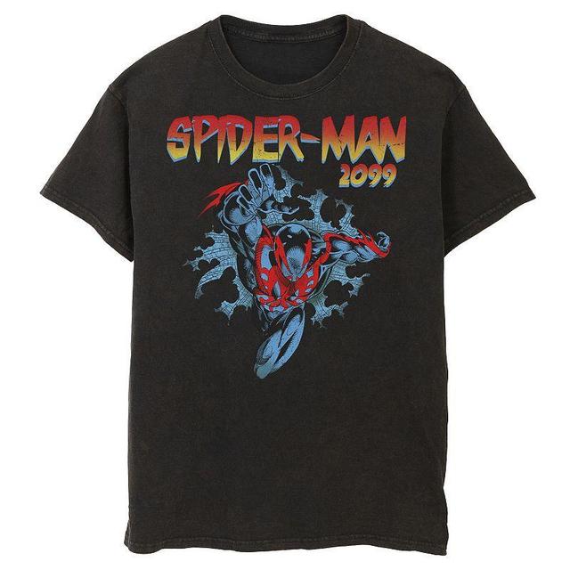 Mens Marvel Spider-Man 2099 Retro Jump Logo Tee Black Product Image