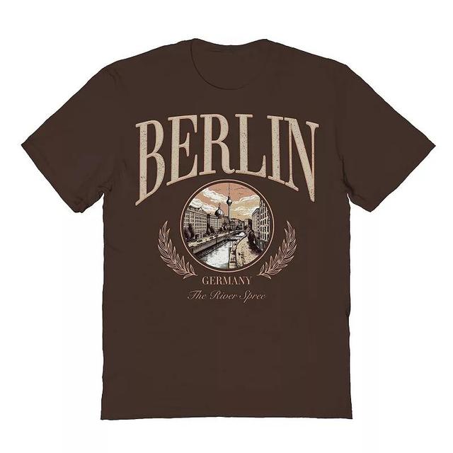 Mens Berlin City Dark Graphic Tee Dark Brown Product Image