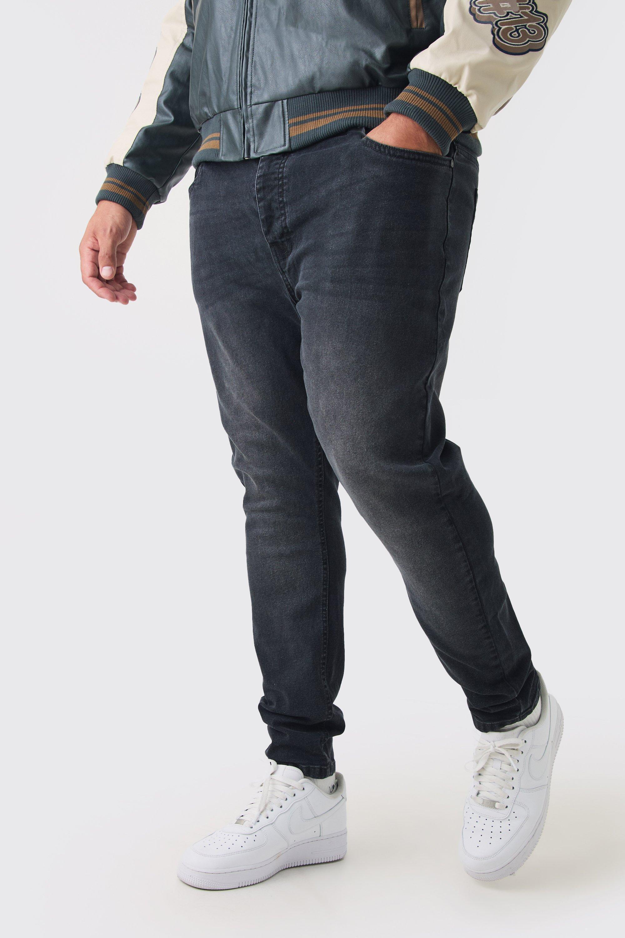 Plus Stretch Skinny Fit Jean | boohooMAN USA Product Image