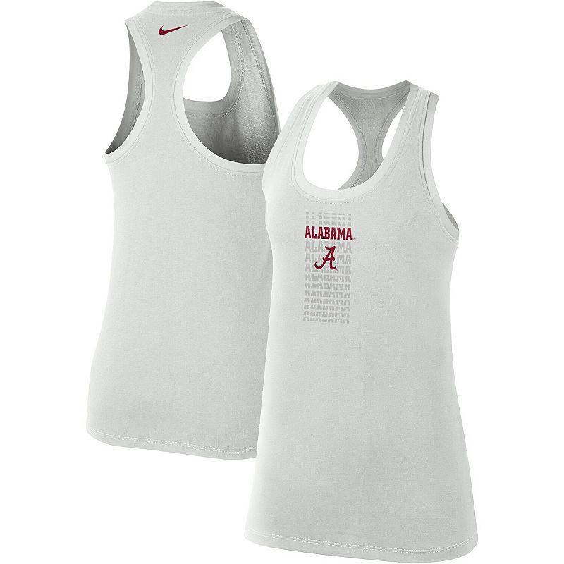 Womens Nike Gray Alabama Crimson Tide Game Time Tank Top Product Image