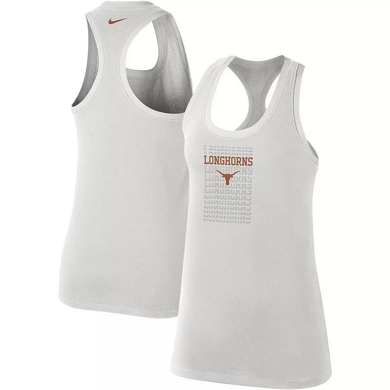 Womens Nike Gray Texas Longhorns Game Time Tank Top Product Image