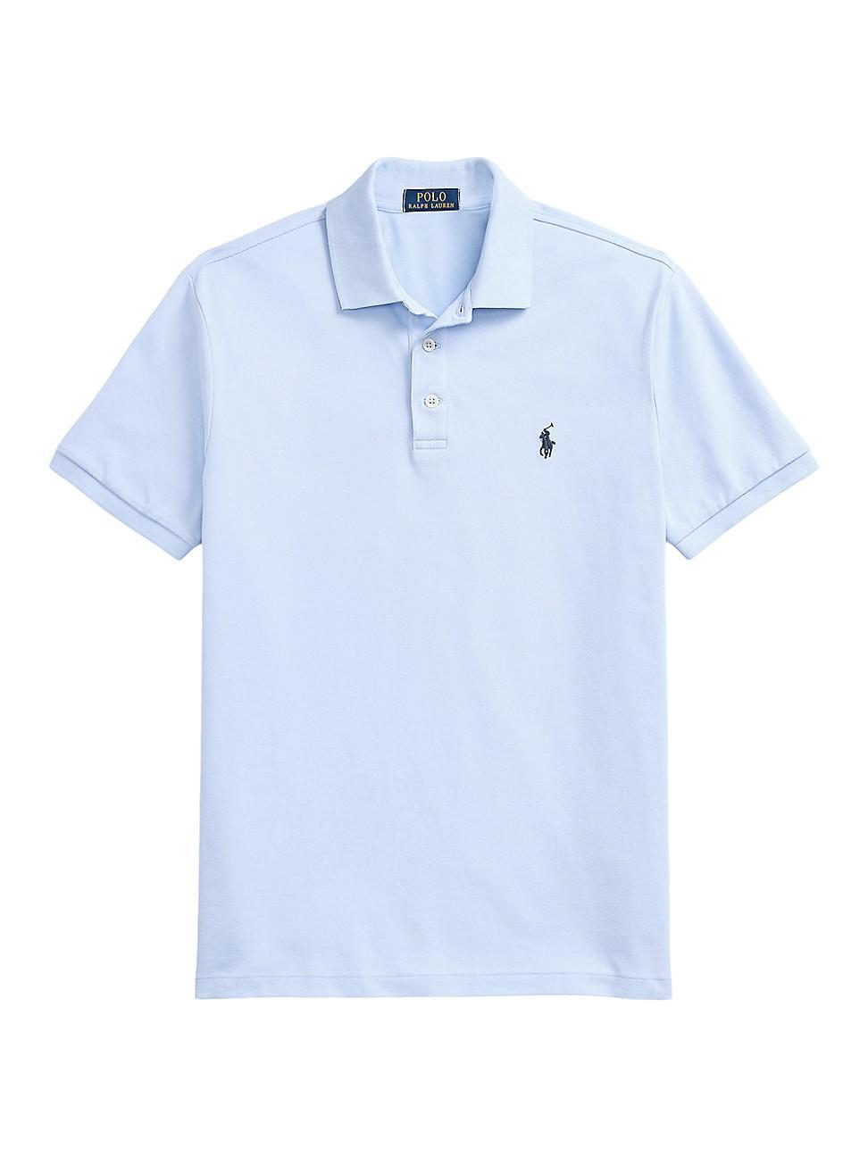 Mens Stretch Mesh Polo Shirt Product Image