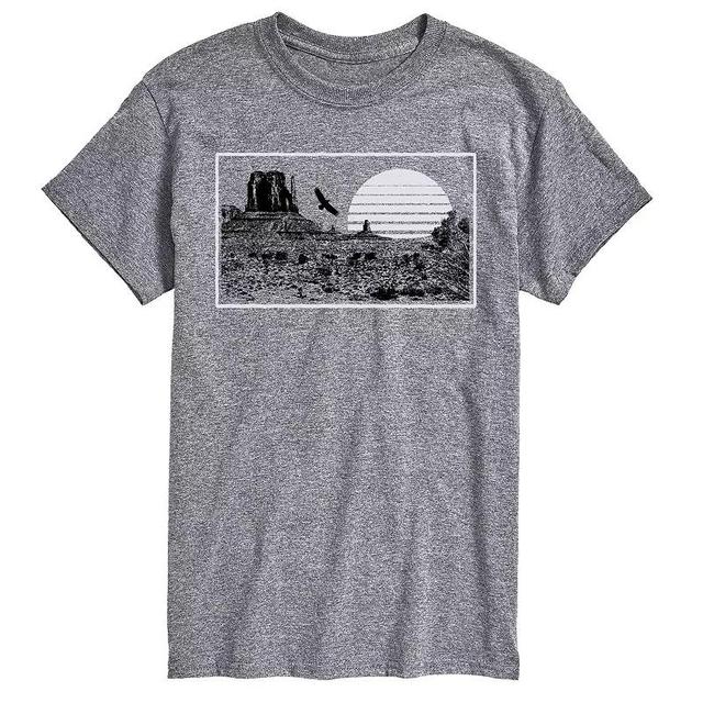 Mens Monument Valley Sunset Tee Red Product Image