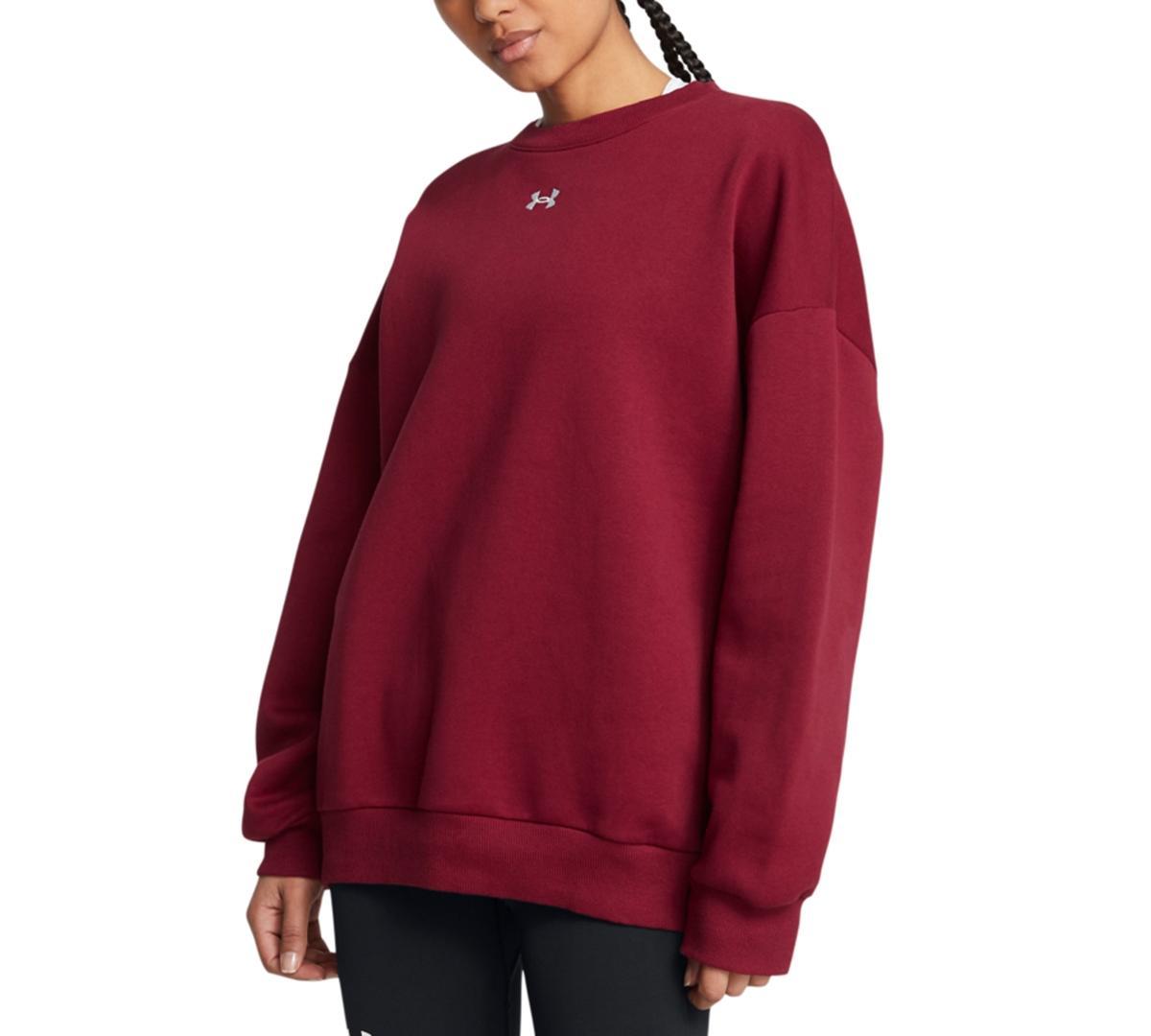 Under Armour Womens Rival Oversized Sweatshirt Product Image