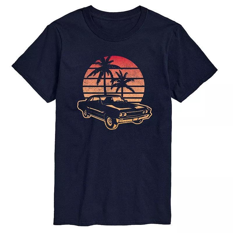 Airwaves Mens Sunset Car Short Sleeve T-shirt Product Image