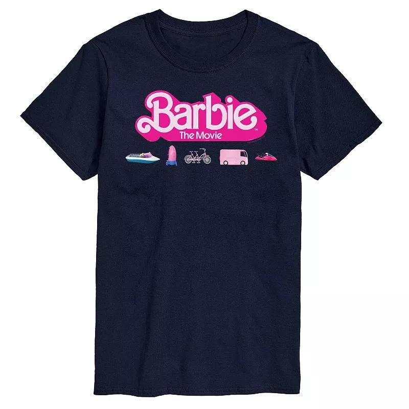 Big & Tall Barbie The Movie Theatrical Vehicle Graphic Tee, Mens Product Image