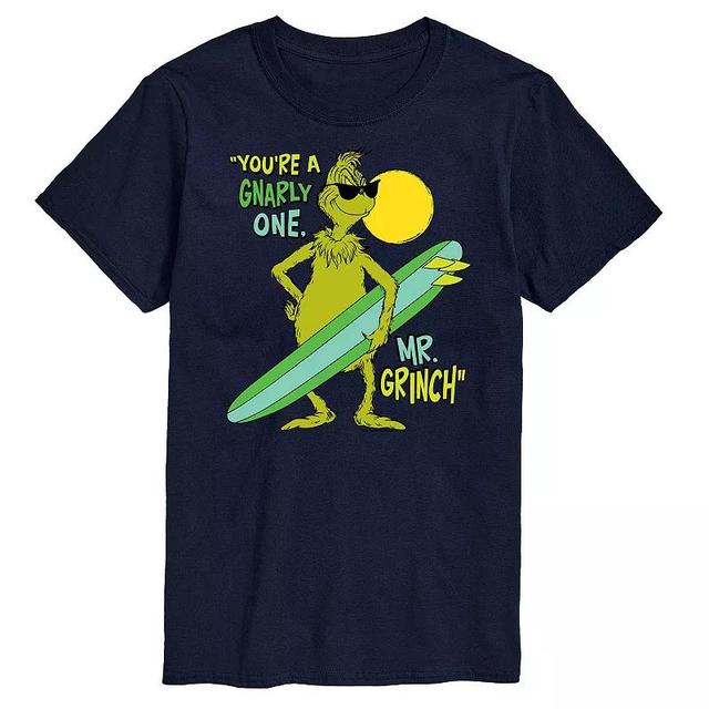 Big & Tall Dr. Seuss The Grinch Youre A Gnarly One Graphic Tee, Mens Product Image