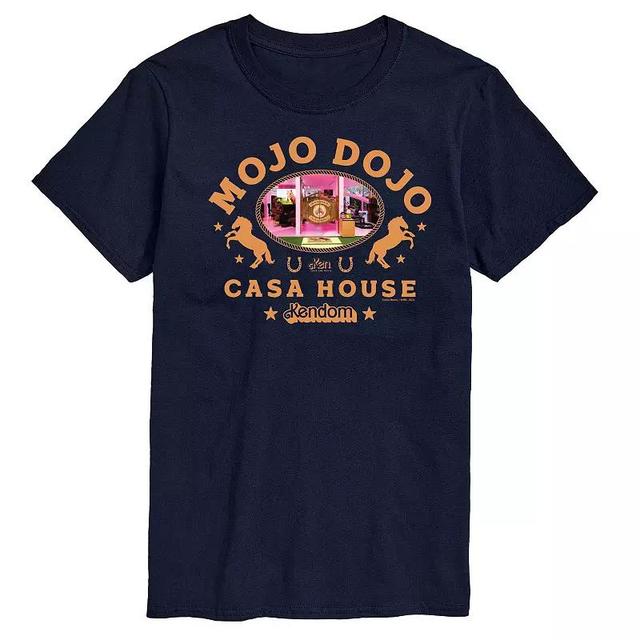 Big & Tall Barbie The Movie Mojo Dojo Casa House Graphic Tee, Mens Blue Product Image