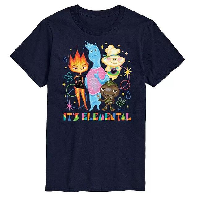 Mens Elemental Tee Blue Product Image