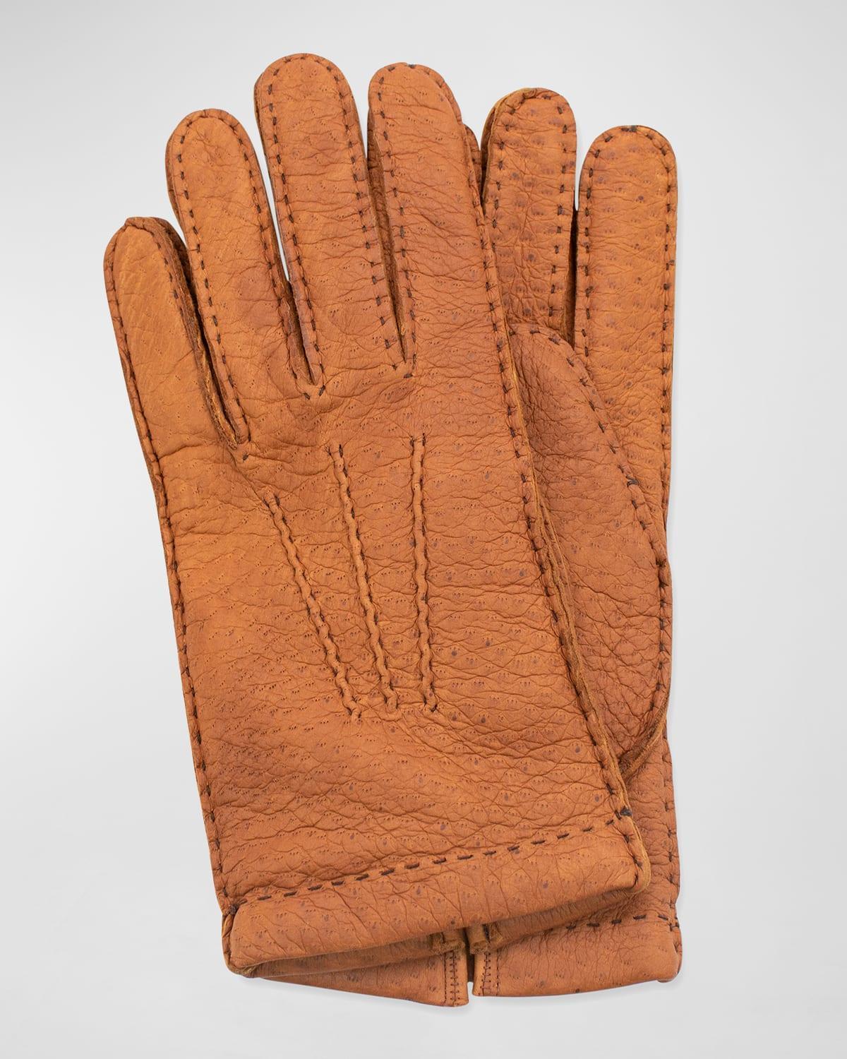 Mens Peccary Leather Gloves Product Image