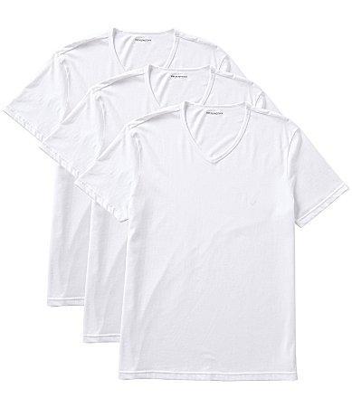 Emporio Armani 3-Pack V-neck Cotton T-Shirts Product Image