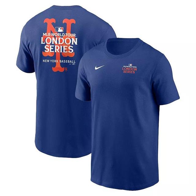 Mens Nike Royal New York Mets 2024 MLB World Tour London Series T-Shirt Product Image