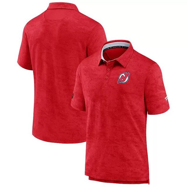 Mens Fanatics Branded Red New Jersey Devils Special Edition 2.0 Authentic Pro Polo Product Image