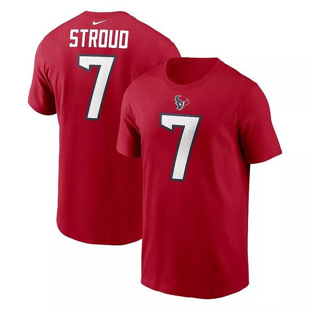 Mens Nike C.J. Stroud Houston Texans Player Name & Number T-Shirt Product Image