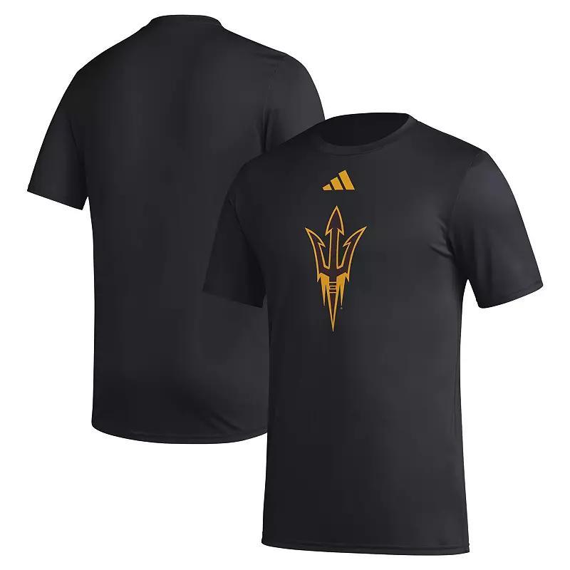 Mens adidas Arizona State Sun Devils Primary Locker Logo Pre-Game AEROREADY T-Shirt Product Image