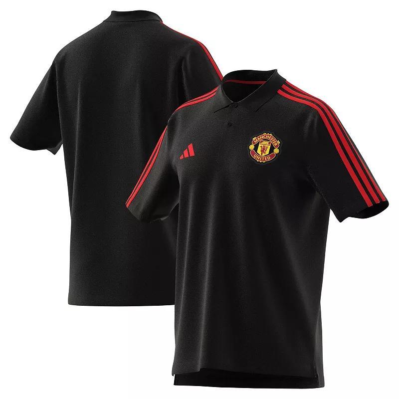 Adidas Mens Black Manchester United Dna Polo Product Image